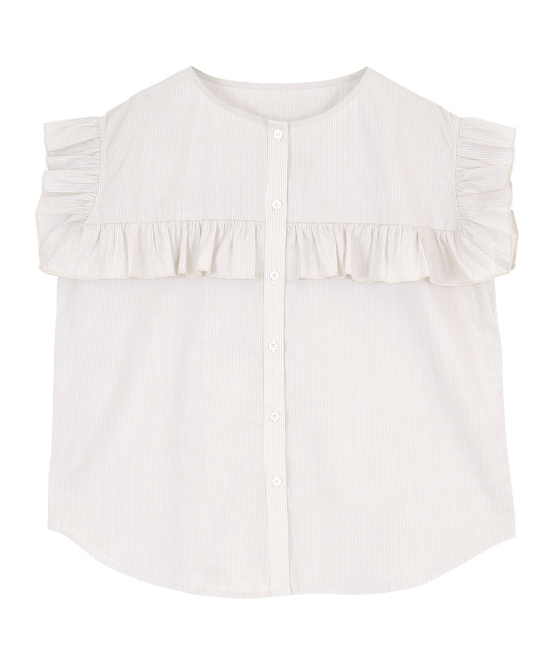 titivate「フレンチスリーブフリルブラウス」|シャツ・ブラウス|