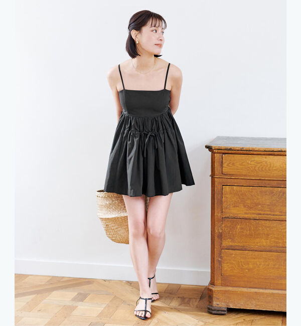 ur's「【小西翼さんコラボアイテム】カップ付撥水フレアキャミソール/ラッシュガード」|ビキニトップス|