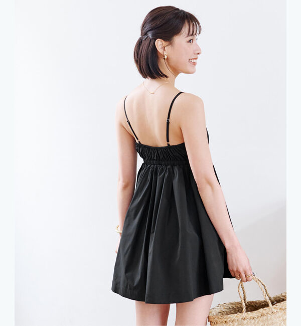 ur's「【小西翼さんコラボアイテム】カップ付撥水フレアキャミソール/ラッシュガード」|ビキニトップス|