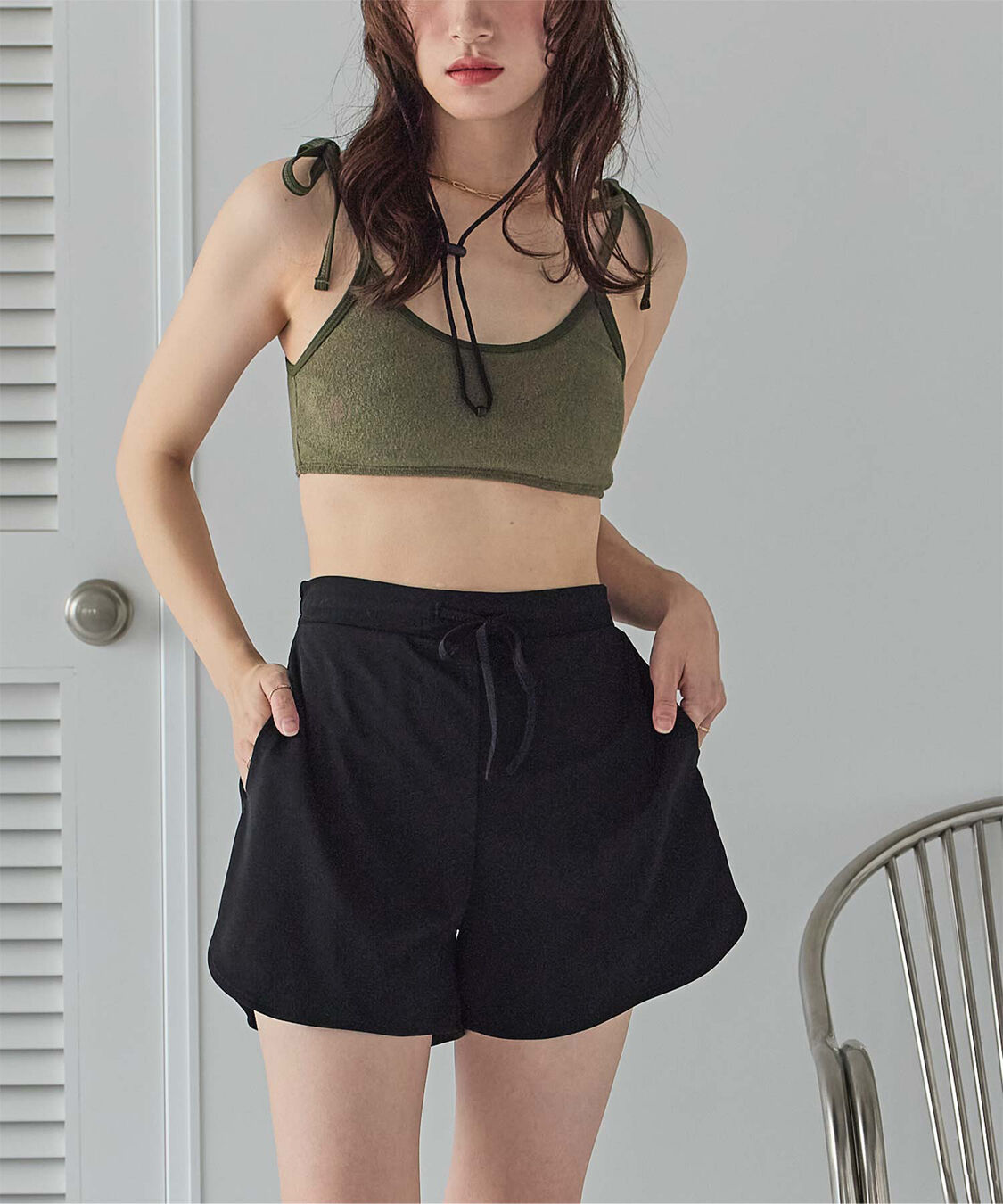 SEA DRESS「パイル素材パイピングビキニ/水着」|ビキニ|