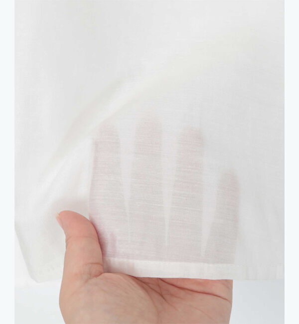 ur's「フライヨークバンドカラーフレンチスリーブシャツ」|シャツ・ブラウス|