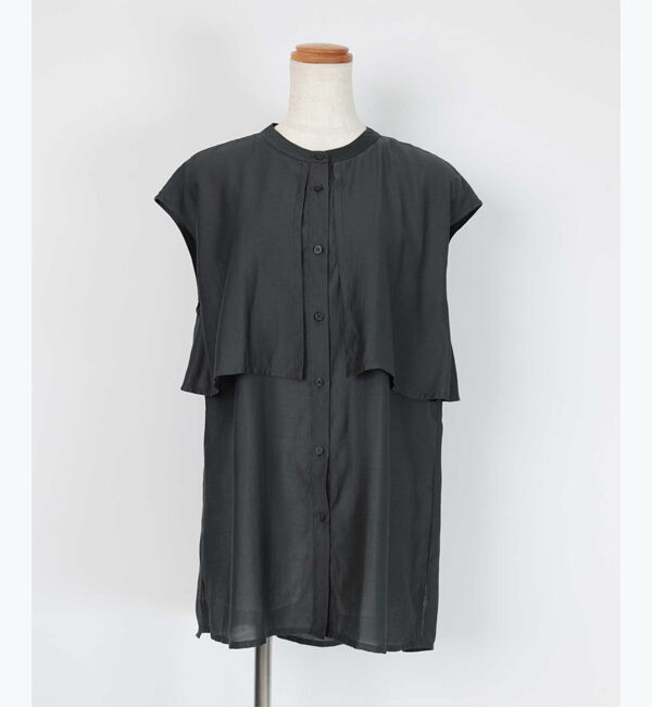 ur's「フライヨークバンドカラーフレンチスリーブシャツ」|シャツ・ブラウス|