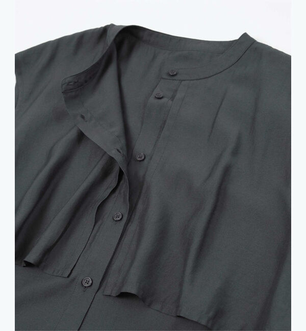 ur's「フライヨークバンドカラーフレンチスリーブシャツ」|シャツ・ブラウス|