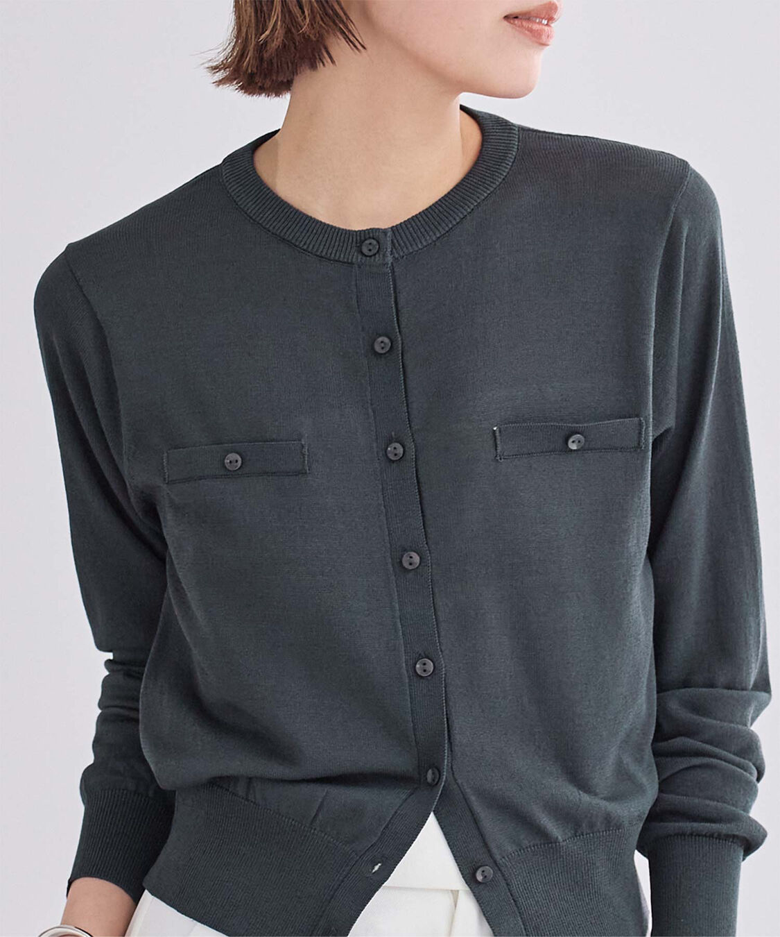 ur's「UVケアコンパクトベーシックニットカーディガン」|ニット・セーター|