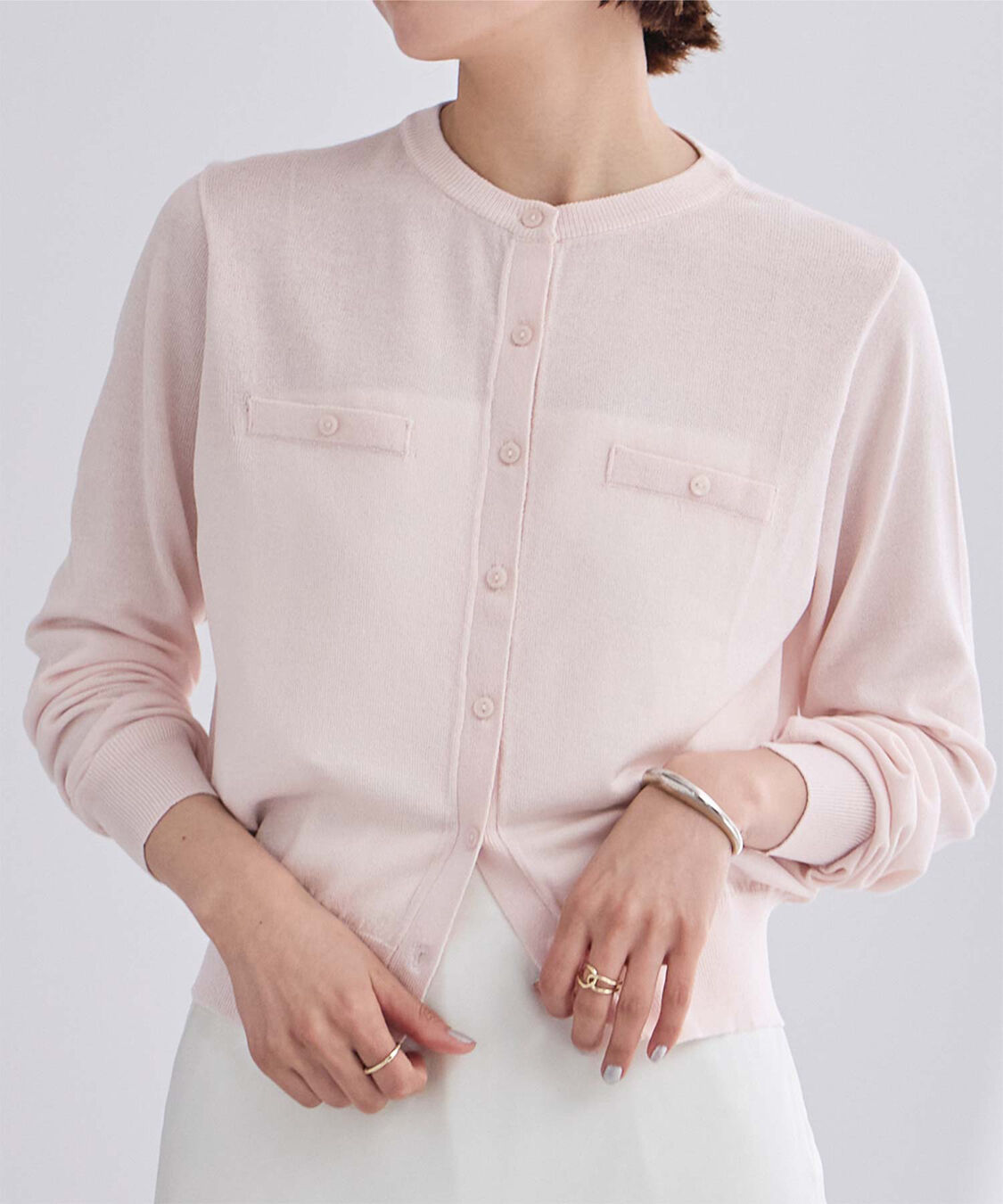 ur's「UVケアコンパクトベーシックニットカーディガン」|ニット・セーター|