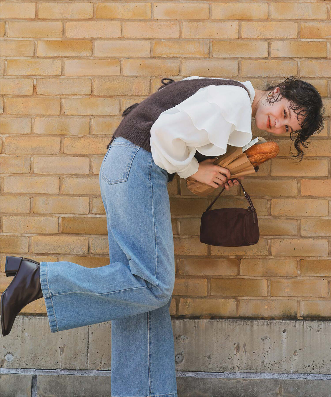 titivate「スリーブフレアデザインギャザーブラウス」|シャツ・ブラウス|