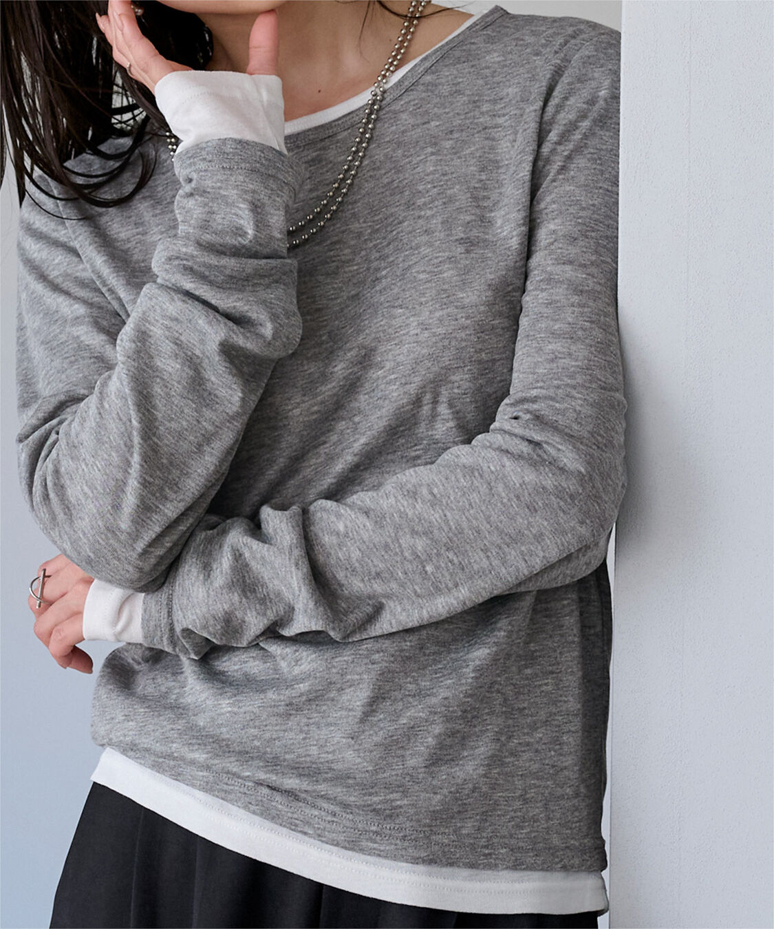 ur's「レイヤードトップスセット」|Tシャツ・カットソー|