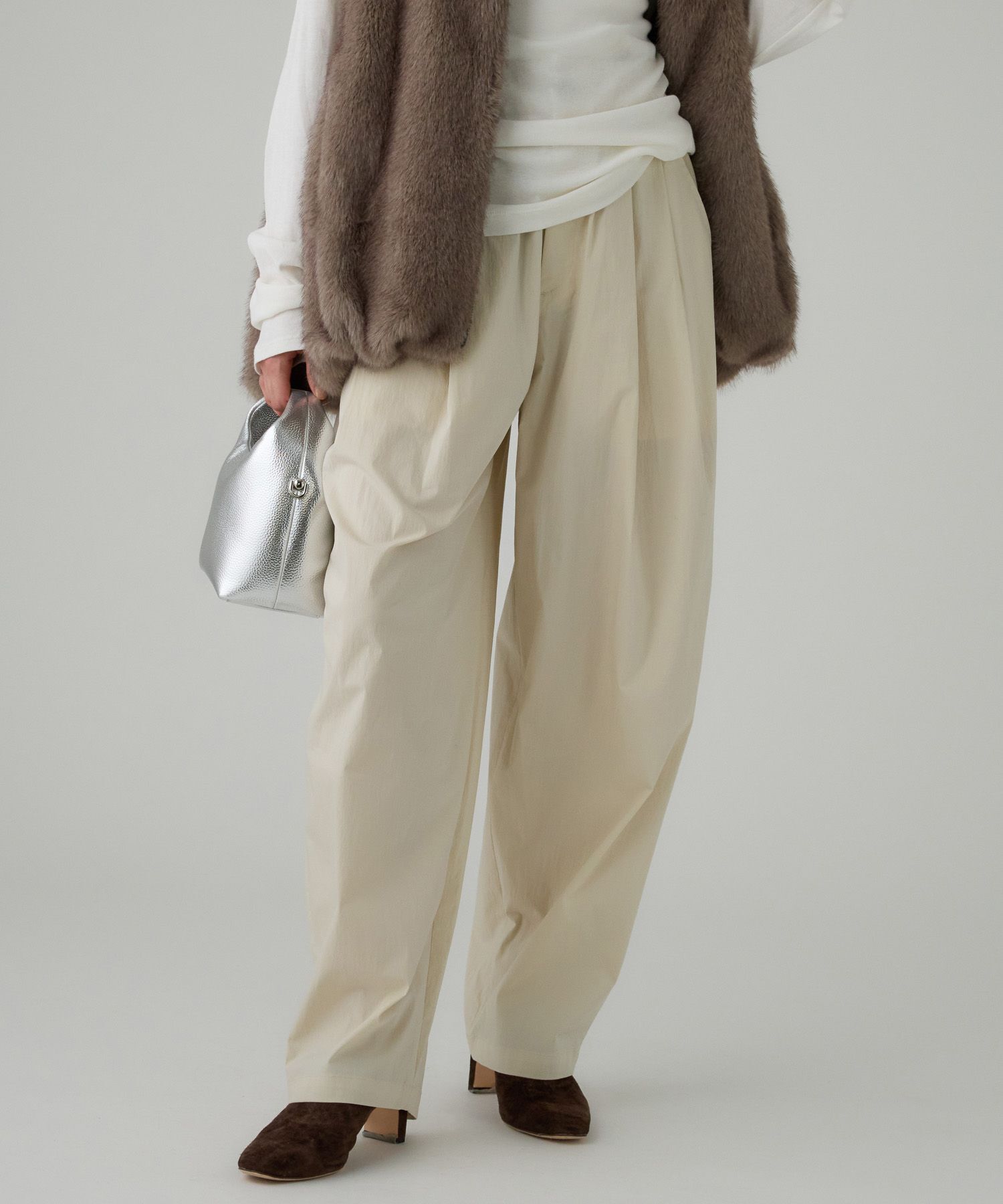 BABYLONE「コットンナイロンタックパンツ」|その他|