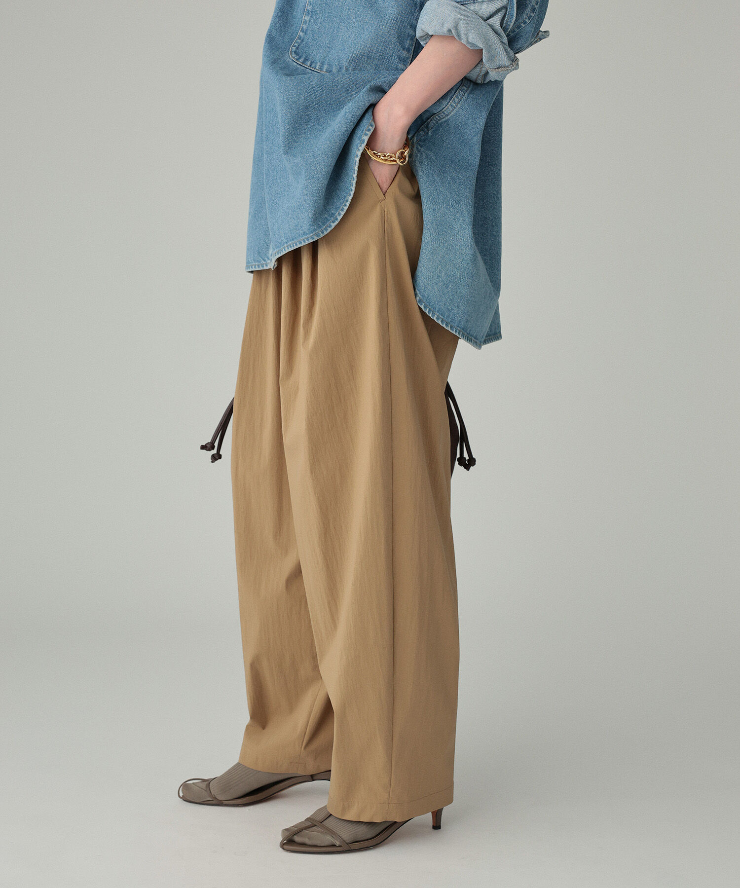 BABYLONE「コットンナイロンタックパンツ」|その他|