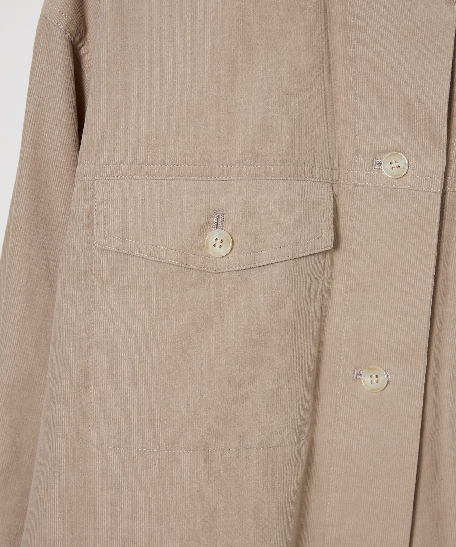 BABYLONE「コットンコーデュロイシャツ」|シャツ・ブラウス|