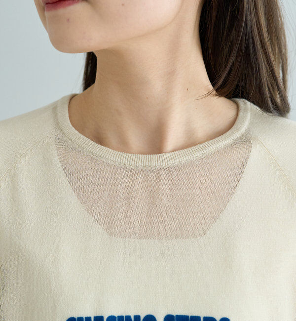  「フロッキープリントニット」|ニット・セーター|