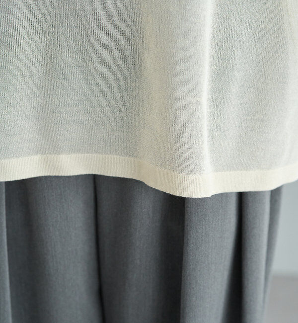  「フロッキープリントニット」|ニット・セーター|