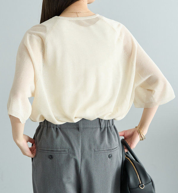  「フロッキープリントニット」|ニット・セーター|