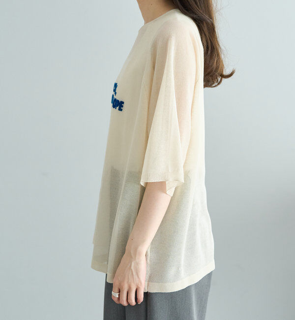  「フロッキープリントニット」|ニット・セーター|