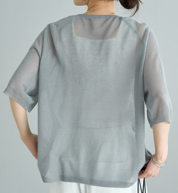  「フロッキープリントニット」|ニット・セーター|