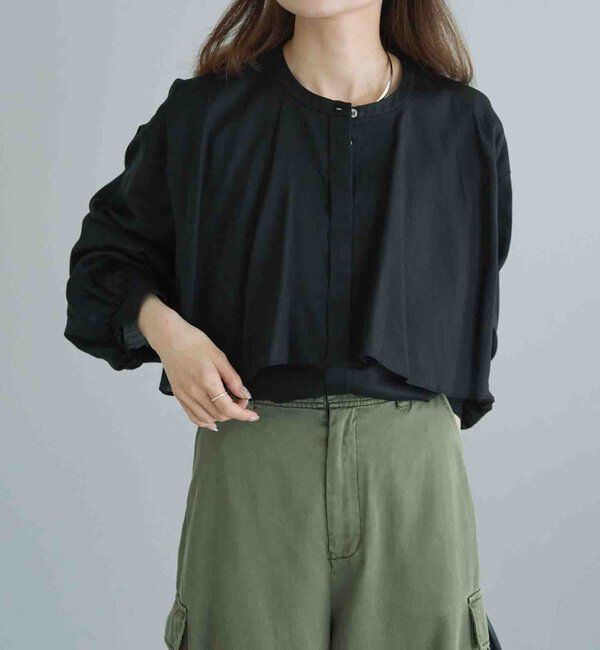  「ヨークデザインシアーブラウス」|シャツ・ブラウス|