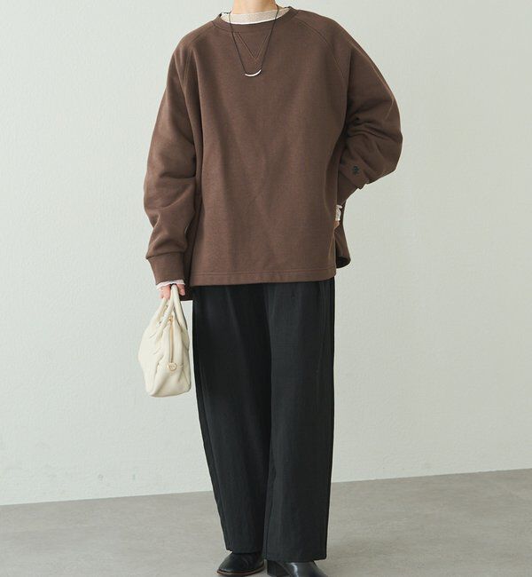  「裏起毛ポンチョスウェットプルオーバー」|プルオーバー|