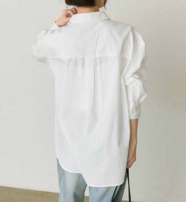  「コットンリヨセルロゴ刺繍シャツ」|シャツ・ブラウス|