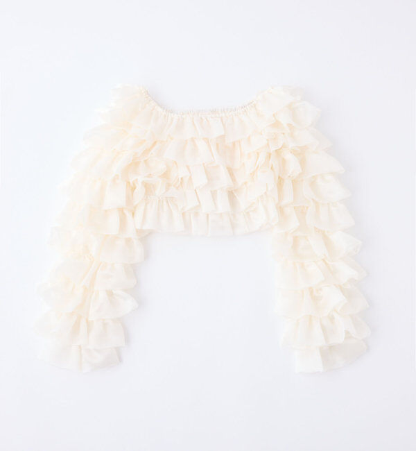  「【Dreamy collection】オーガンジーフリルブラウス」|シャツ・ブラウス|