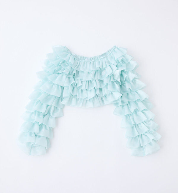  「【Dreamy collection】オーガンジーフリルブラウス」|シャツ・ブラウス|