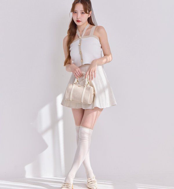  「セット対応/配色ラメニットビスチェ」|ニット・セーター|