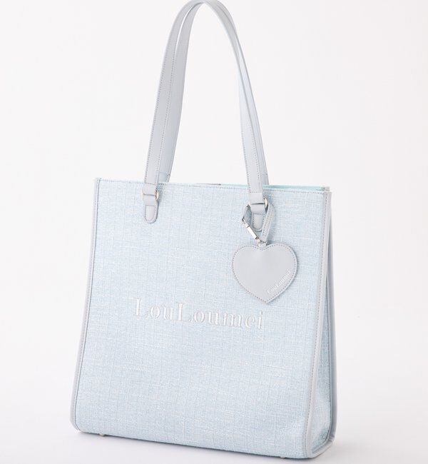  「【LouLoumei】8色展開／ハートチャーム付きトートバッグ／自立可能」|トートバッグ|