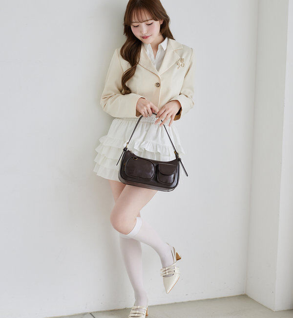  「ロゴポケット付きホーボーバッグ」|ショルダー・メッセンジャー|