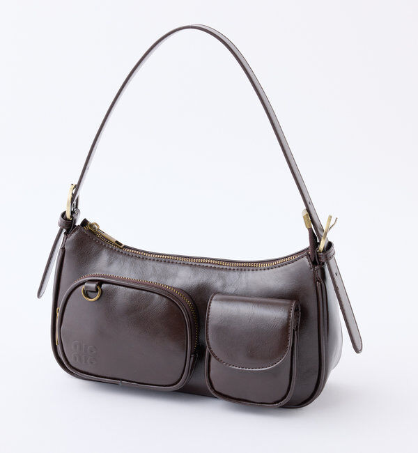  「ロゴポケット付きホーボーバッグ」|ショルダー・メッセンジャー|