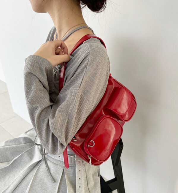  「ロゴポケット付きホーボーバッグ」|ショルダー・メッセンジャー|