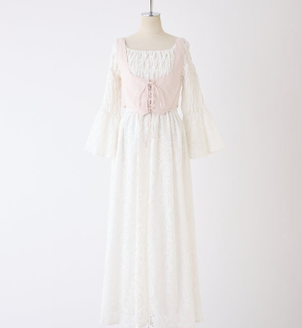  「コルセットベストSETワンピース」|ワンピース|