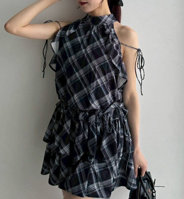  「【Black collection】アメスリミニワンピース」|ワンピース|