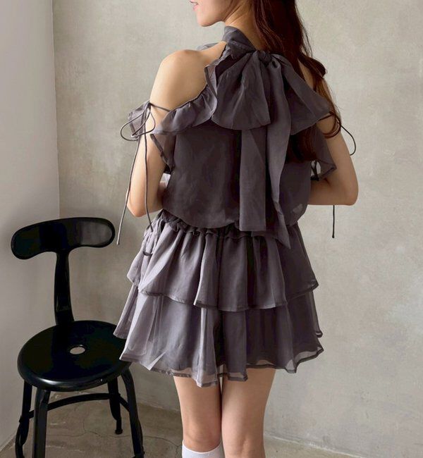  「【Black collection】アメスリミニワンピース」|ワンピース|