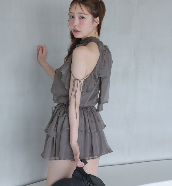  「【Black collection】アメスリミニワンピース」|ワンピース|