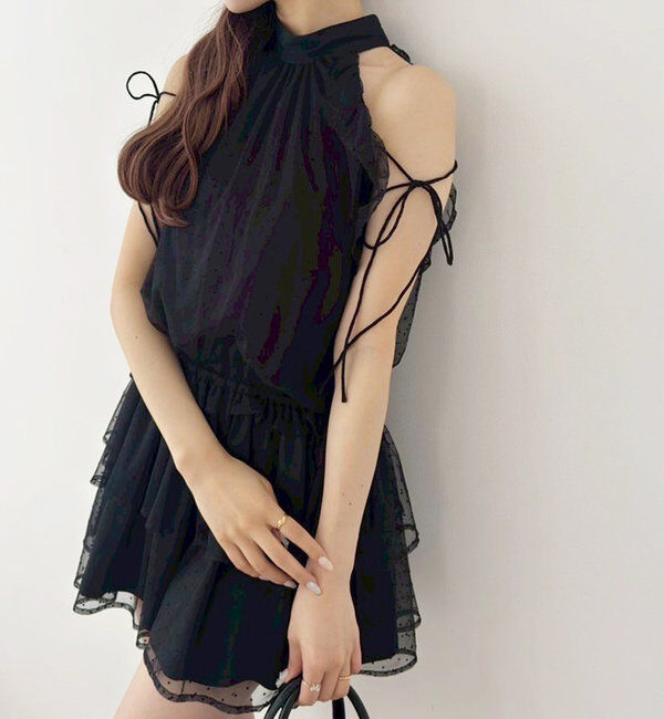  「【Black collection】アメスリミニワンピース」|ワンピース|