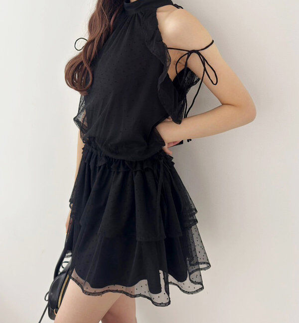  「【Black collection】アメスリミニワンピース」|ワンピース|
