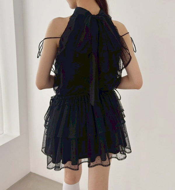  「【Black collection】アメスリミニワンピース」|ワンピース|