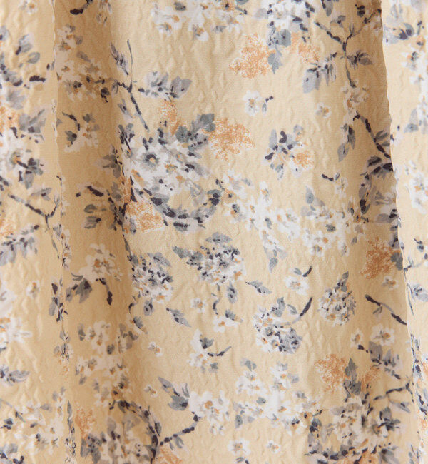  「【ウエスト細見え】シャーリングアソートワンピ」|ワンピース|