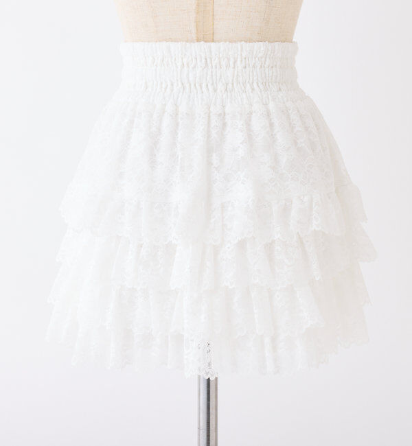  「ティアードフリルミニスカート」|スカート|