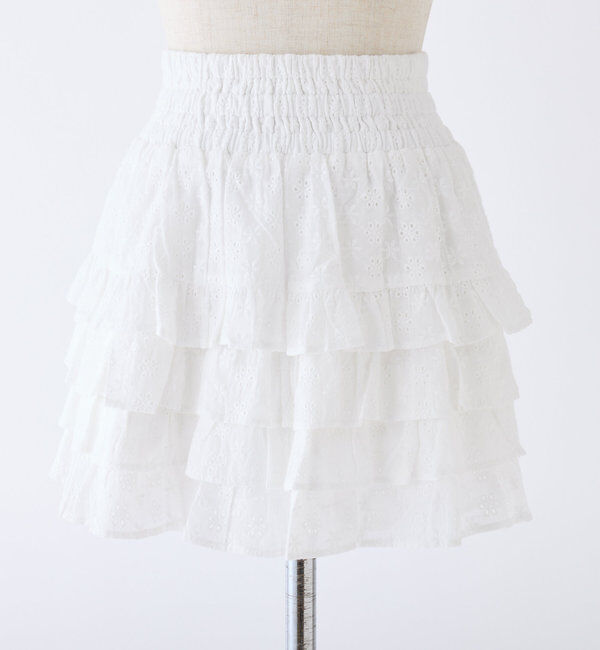  「ティアードフリルミニスカート」|スカート|