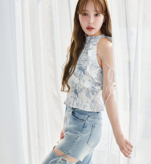  「バックリボンアメスリブラウス」|シャツ・ブラウス|