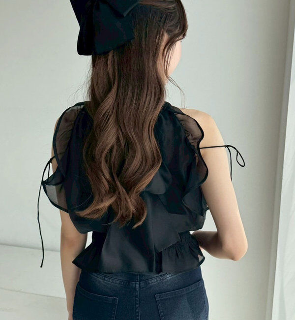  「バックリボンアメスリブラウス」|シャツ・ブラウス|