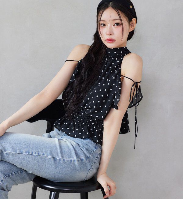  「バックリボンアメスリブラウス」|シャツ・ブラウス|