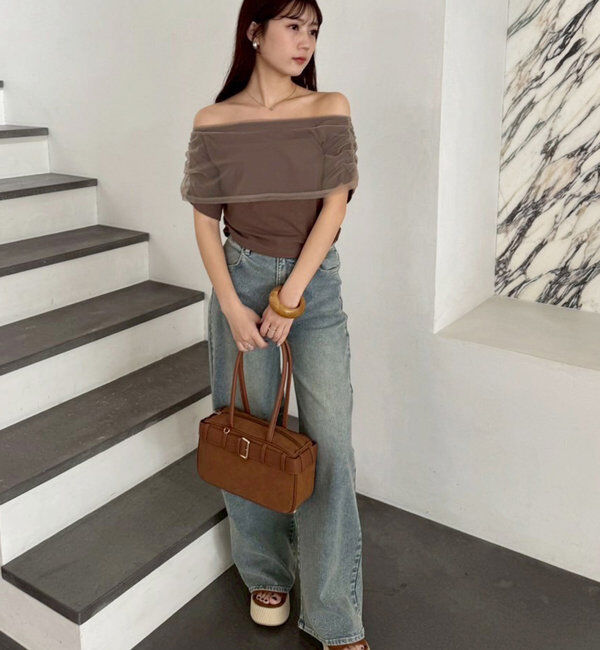  「ベルトつきスクエアバッグ」|ショルダー・メッセンジャー|