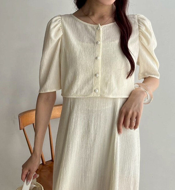  「【WEB限定リバイバル】しぼしぼマルチウェイワンピース」|ワンピース|