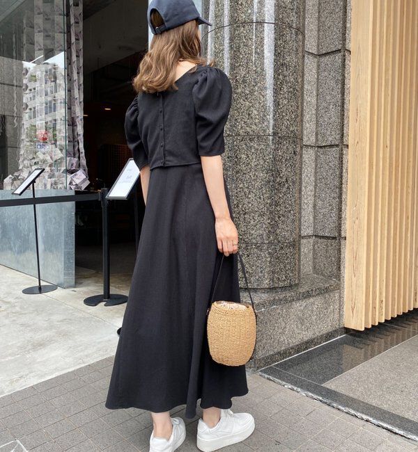  「【WEB限定リバイバル】しぼしぼマルチウェイワンピース」|ワンピース|