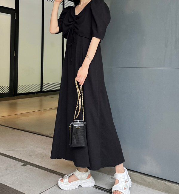  「【WEB限定リバイバル】しぼしぼマルチウェイワンピース」|ワンピース|