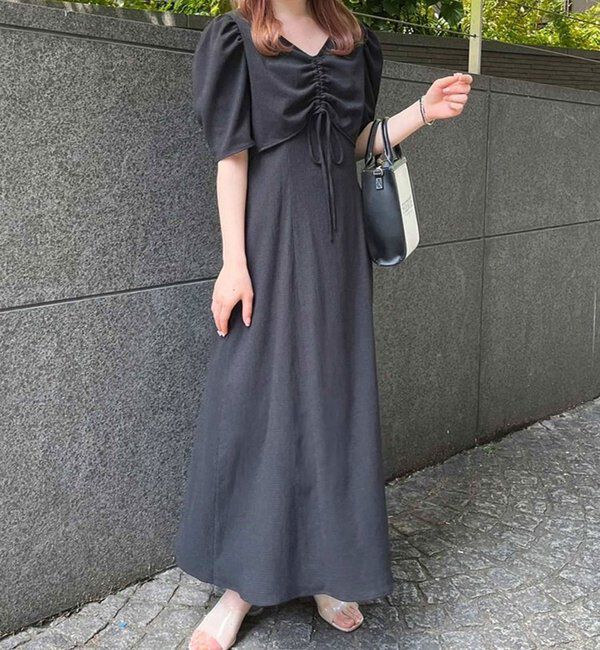  「【WEB限定リバイバル】しぼしぼマルチウェイワンピース」|ワンピース|