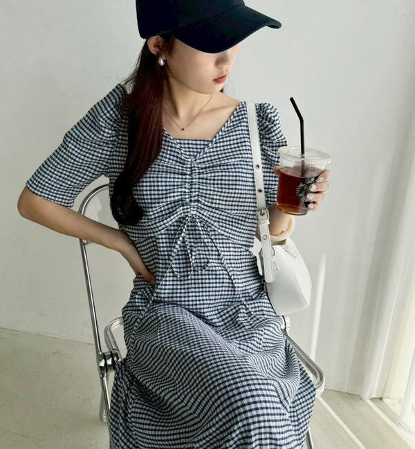  「【WEB限定リバイバル】しぼしぼマルチウェイワンピース」|ワンピース|