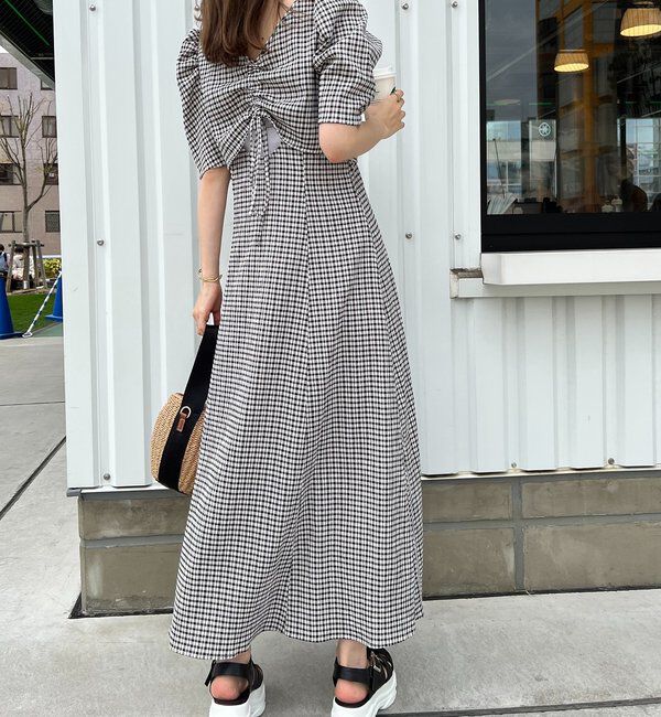  「【WEB限定リバイバル】しぼしぼマルチウェイワンピース」|ワンピース|