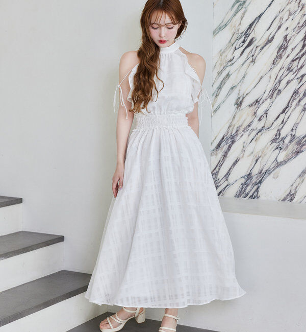  「【Fluffy Romance collection】アメスリロングワンピース」|ワンピース|